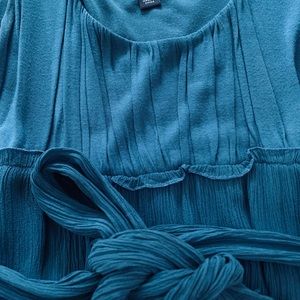 Banana Republic Blue Knee Length Dress